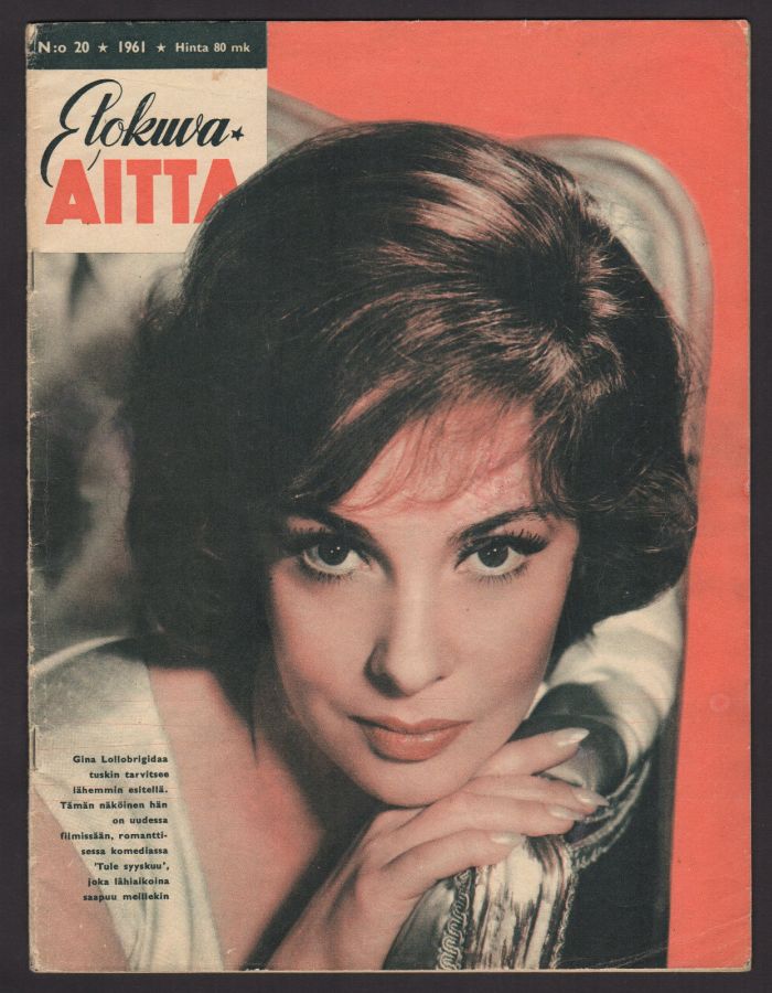 ELOKUVA-AITTA magazine side cover Issue 20   1961