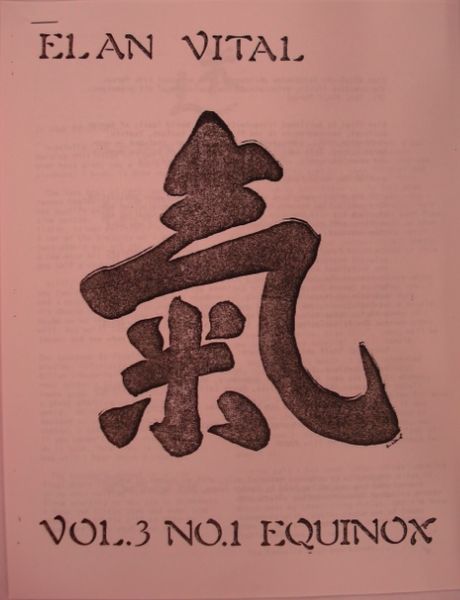 ELAN VITAL magazine side cover Issue 3  1980
