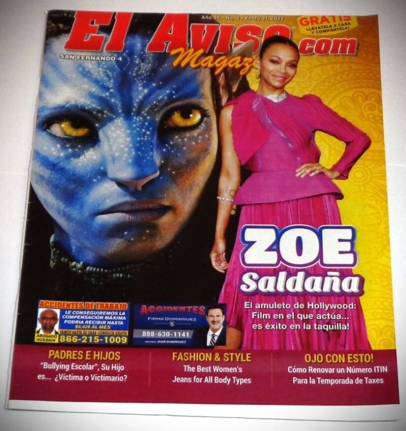 EL AVISO magazine side cover Issue 3 21 January 2023