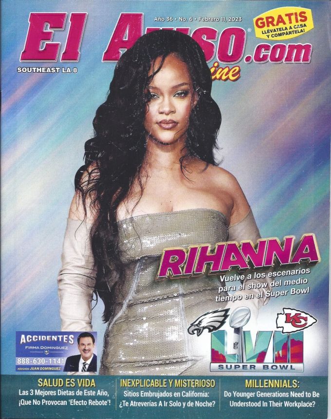 EL AVISO magazine side cover Issue 6 11 February 2023