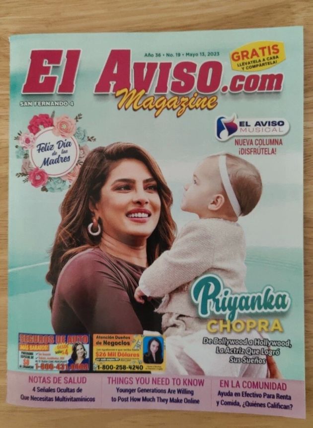 EL AVISO magazine side cover Issue 19 13 May 2023