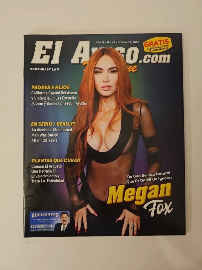 EL AVISO magazine side cover Issue 43 28 October 2023