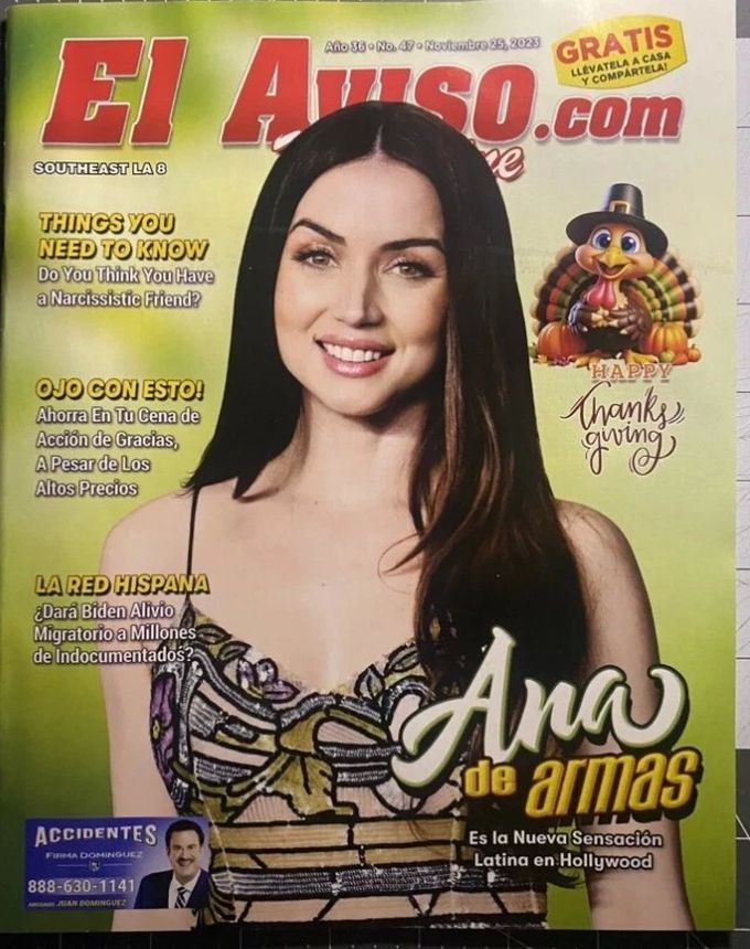EL AVISO magazine side cover Issue 47 25 November 2023