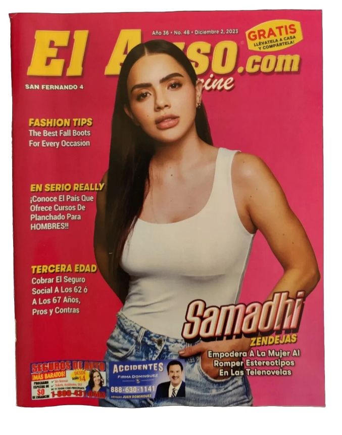 EL AVISO magazine side cover Issue 48 2 December 2023