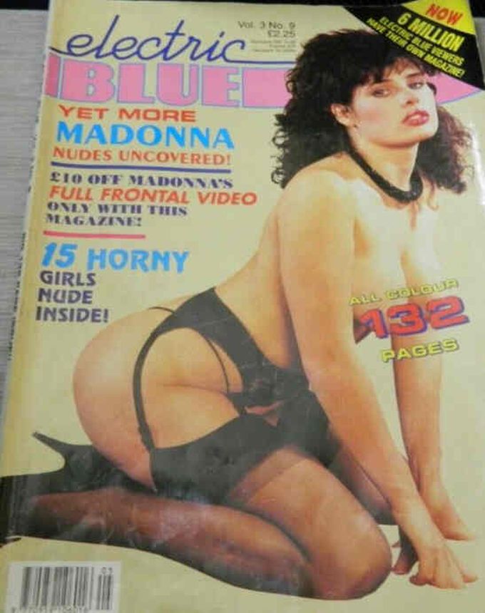 ELECTRIC BLUE (UK) magazine side cover  September 1991