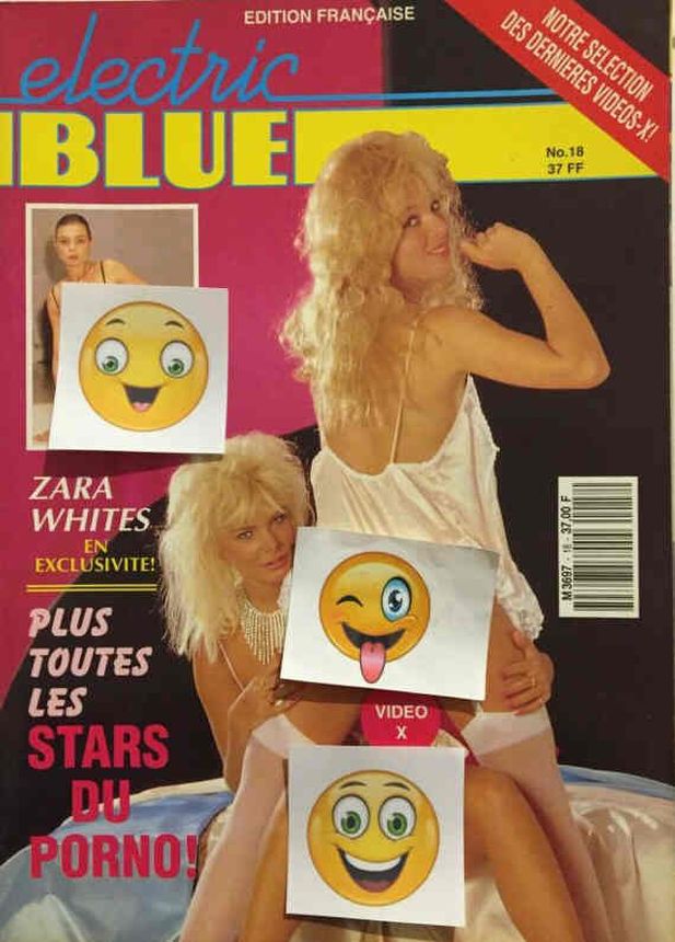 ELECTRIC BLUE (France) magazine side cover Issue 18   1992