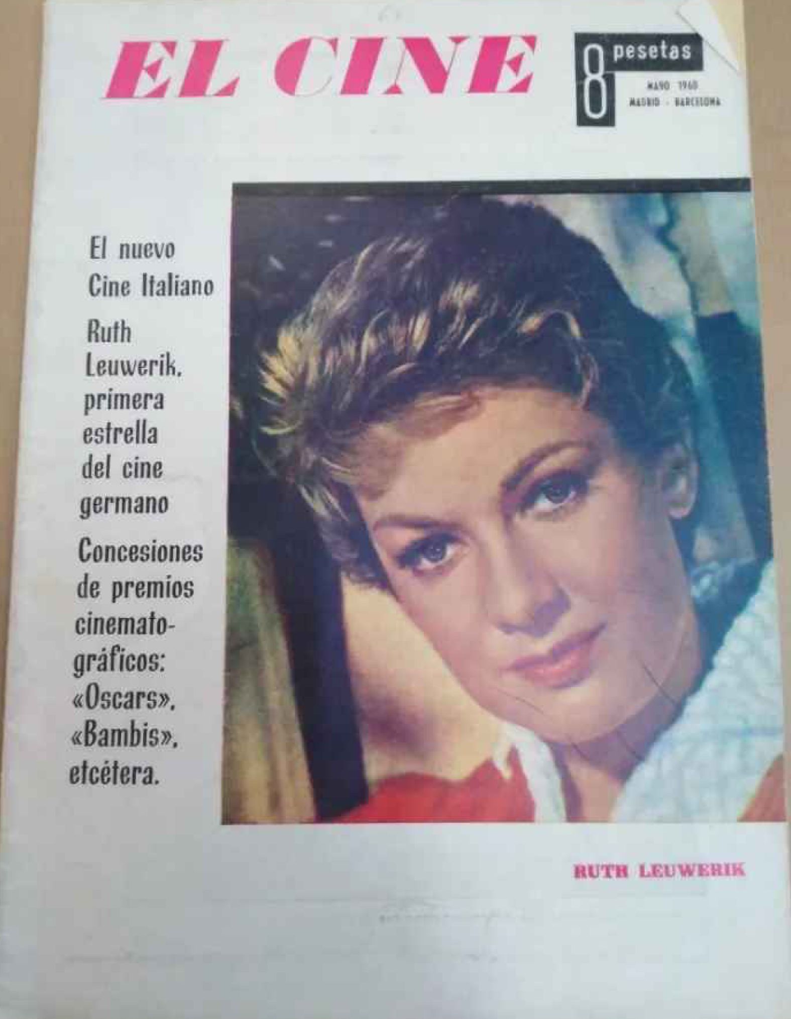 CINE | EL (50s) magazine side cover Issue 19  May 1960