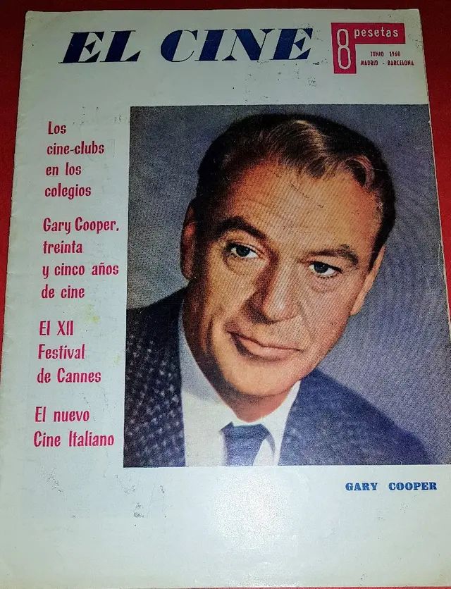 CINE | EL (50s) magazine side cover  June 1960