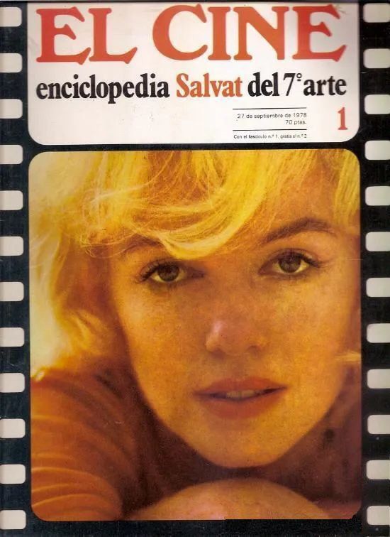CINE | EL (Enciclopedia Salvat Del 7 Arte) magazine side cover Issue 1 27 September 1978