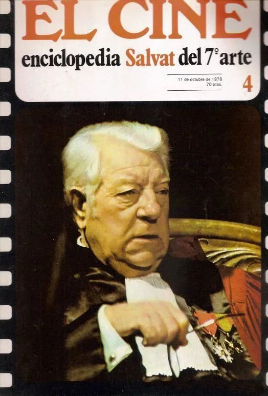 CINE | EL (Enciclopedia Salvat Del 7 Arte) magazine side cover Issue 4 11 October 1978