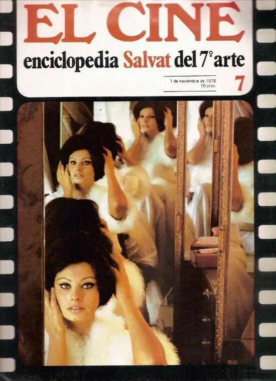 CINE | EL (Enciclopedia Salvat Del 7 Arte) magazine side cover Issue 7 1 November 1978