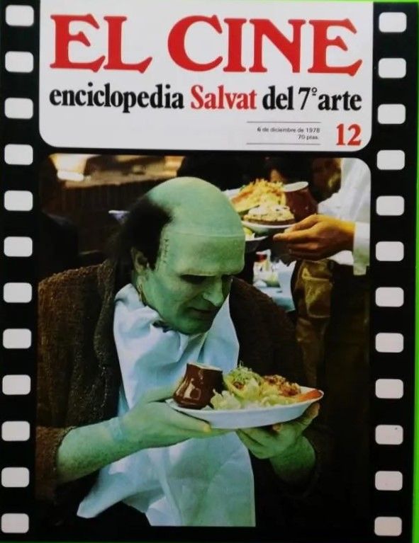 CINE | EL (Enciclopedia Salvat Del 7 Arte) magazine side cover Issue 12 6 December 1978