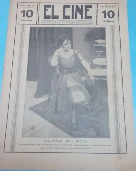 CINE | EL magazine side cover Issue 216 4 March 1916