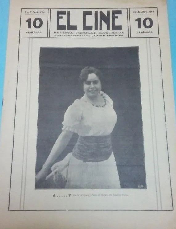 CINE | EL magazine side cover Issue 224 29 April 1916