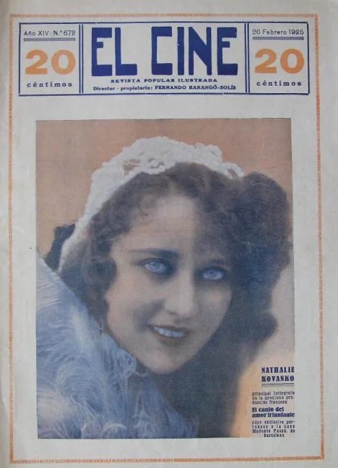 CINE | EL magazine side cover Issue 672 26 February 1925