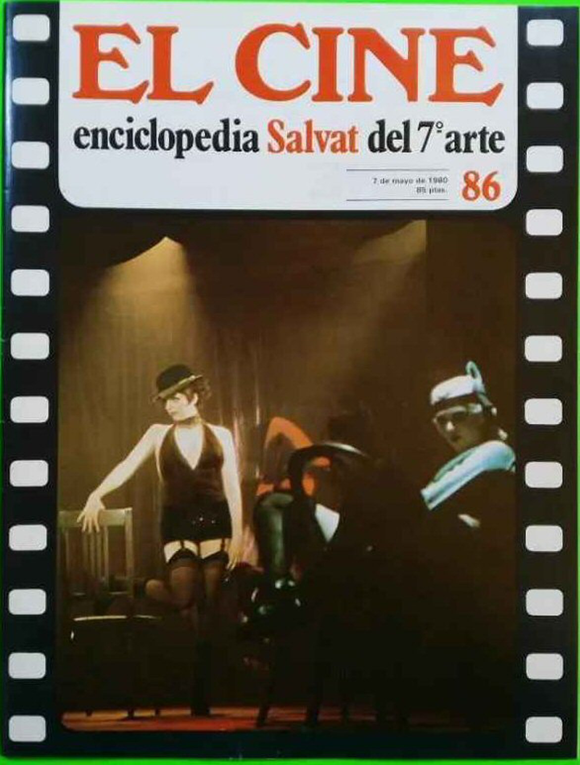 CINE | EL (Enciclopedia Salvat Del 7 Arte) magazine side cover Issue 86 7 May 1980
