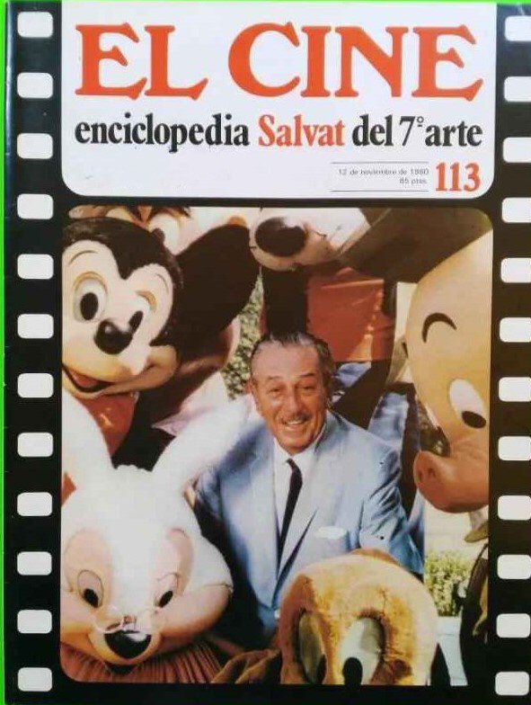 CINE | EL (Enciclopedia Salvat Del 7 Arte) magazine side cover Issue 113 12 November 1980