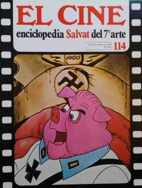 CINE | EL (Enciclopedia Salvat Del 7 Arte) magazine side cover Issue 114 19 November 1980