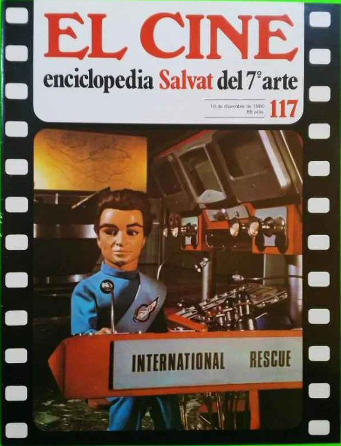 CINE | EL (Enciclopedia Salvat Del 7 Arte) magazine side cover Issue 117 19 December 1980