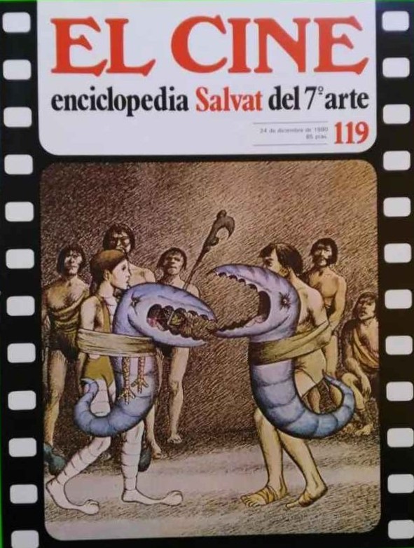 CINE | EL (Enciclopedia Salvat Del 7 Arte) magazine side cover Issue 119 24 December 1980