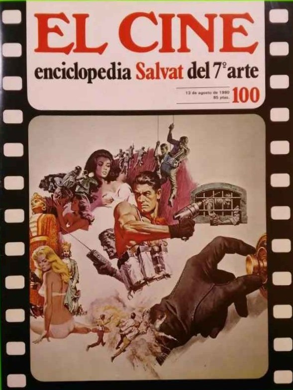 CINE | EL (Enciclopedia Salvat Del 7 Arte) magazine side cover Issue 100   1980