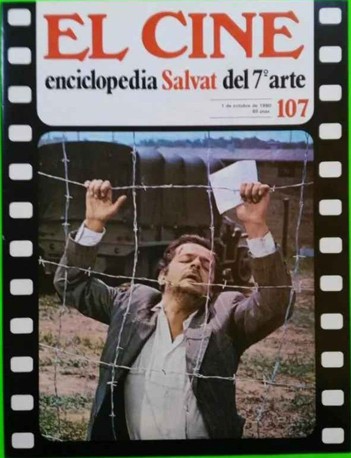 CINE | EL (Enciclopedia Salvat Del 7 Arte) magazine side cover Issue 107   1980
