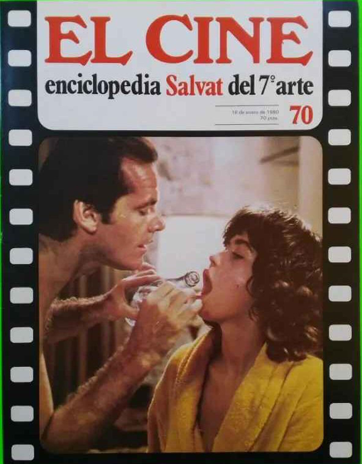 CINE | EL (Enciclopedia Salvat Del 7 Arte) magazine side cover Issue 70   1980