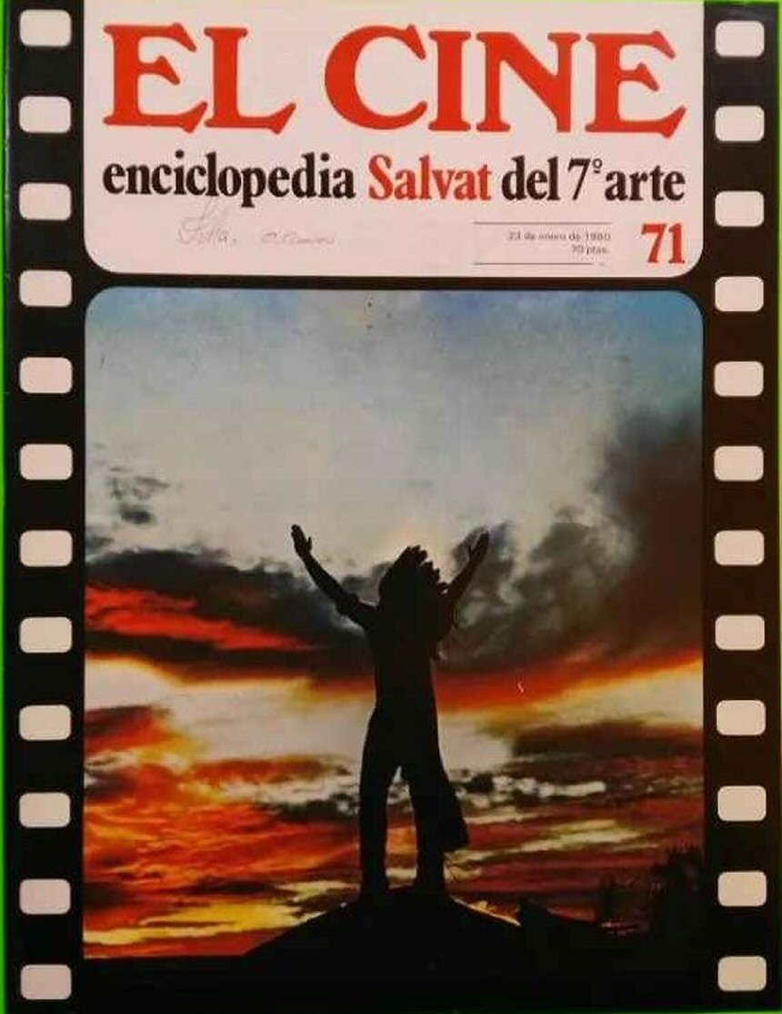 CINE | EL (Enciclopedia Salvat Del 7 Arte) magazine side cover Issue 71   1980