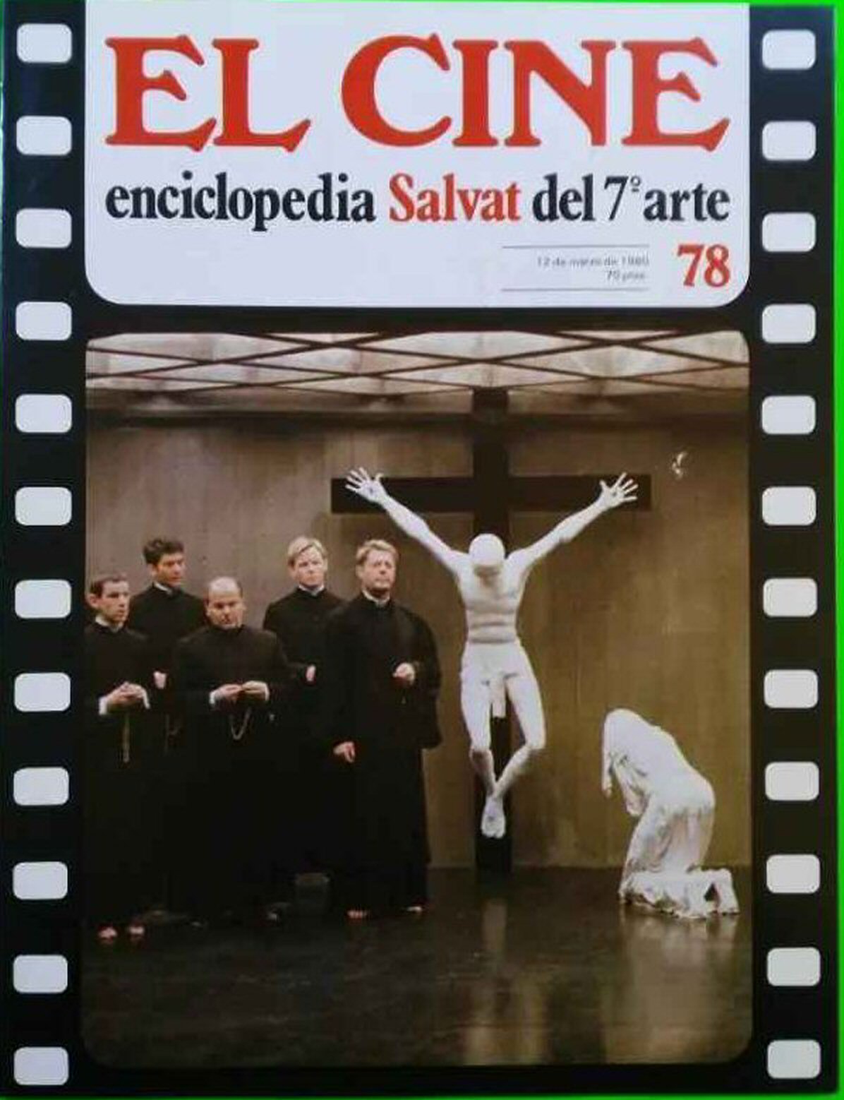 CINE | EL (Enciclopedia Salvat Del 7 Arte) magazine side cover Issue 78   1980