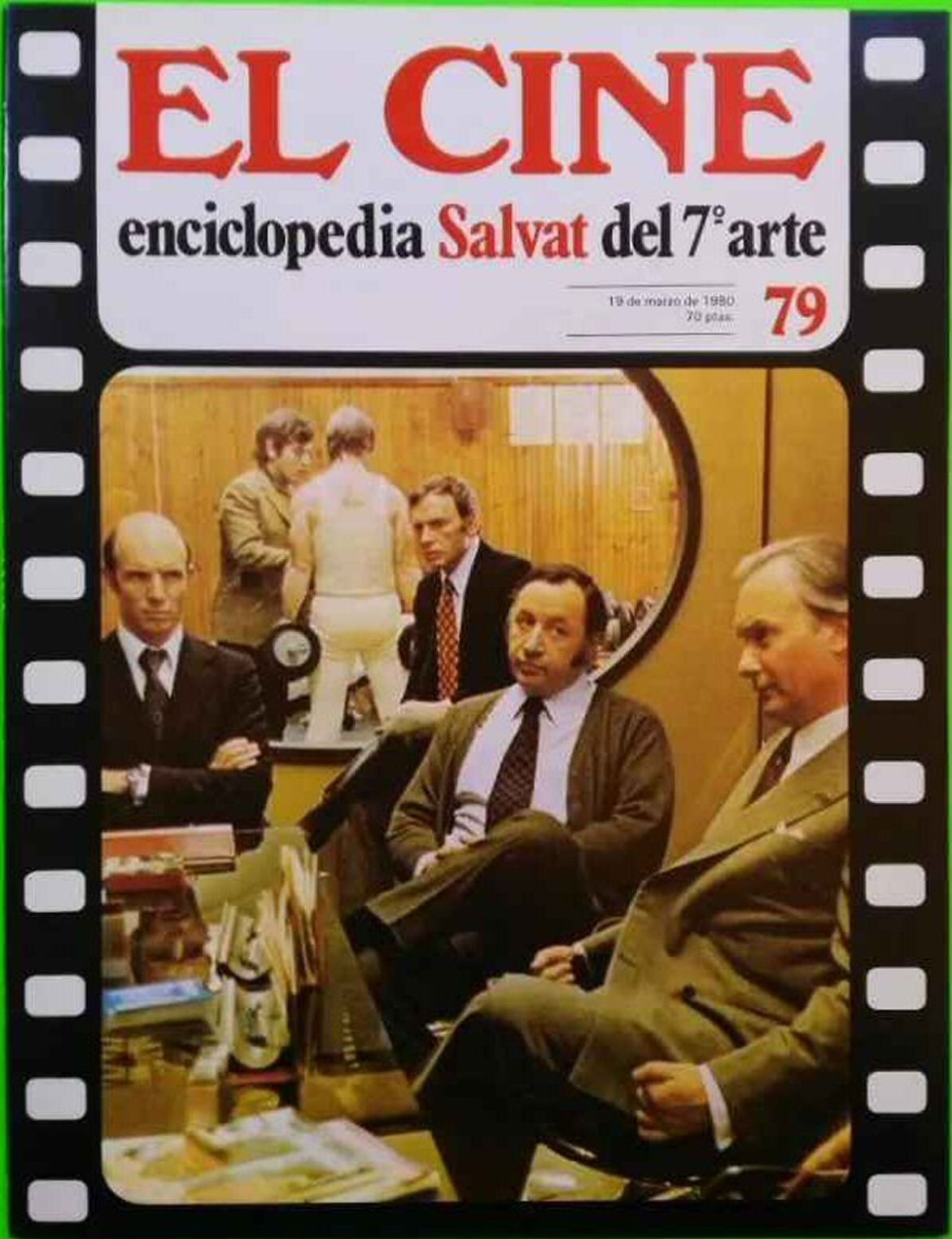 CINE | EL (Enciclopedia Salvat Del 7 Arte) magazine side cover Issue 79   1980