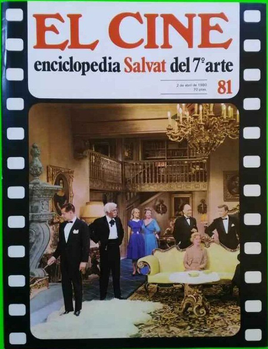 CINE | EL (Enciclopedia Salvat Del 7 Arte) magazine side cover Issue 81   1980