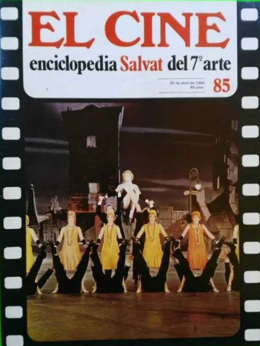 CINE | EL (Enciclopedia Salvat Del 7 Arte) magazine side cover Issue 85   1980