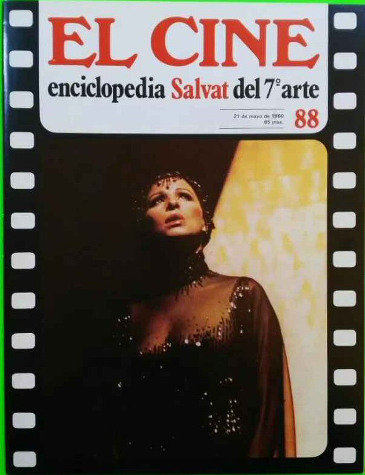 CINE | EL (Enciclopedia Salvat Del 7 Arte) magazine side cover Issue 88   1980