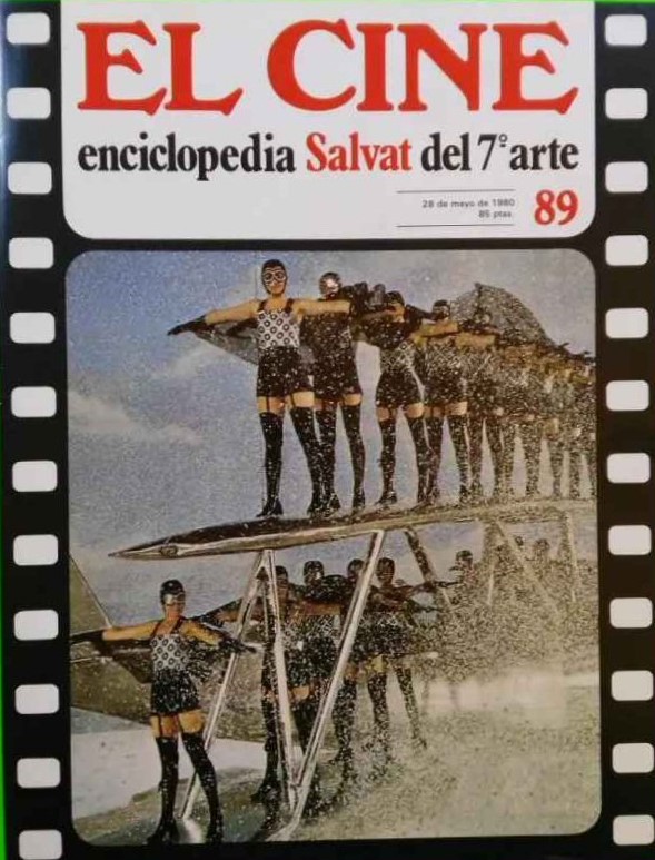 CINE | EL (Enciclopedia Salvat Del 7 Arte) magazine side cover Issue 89   1980