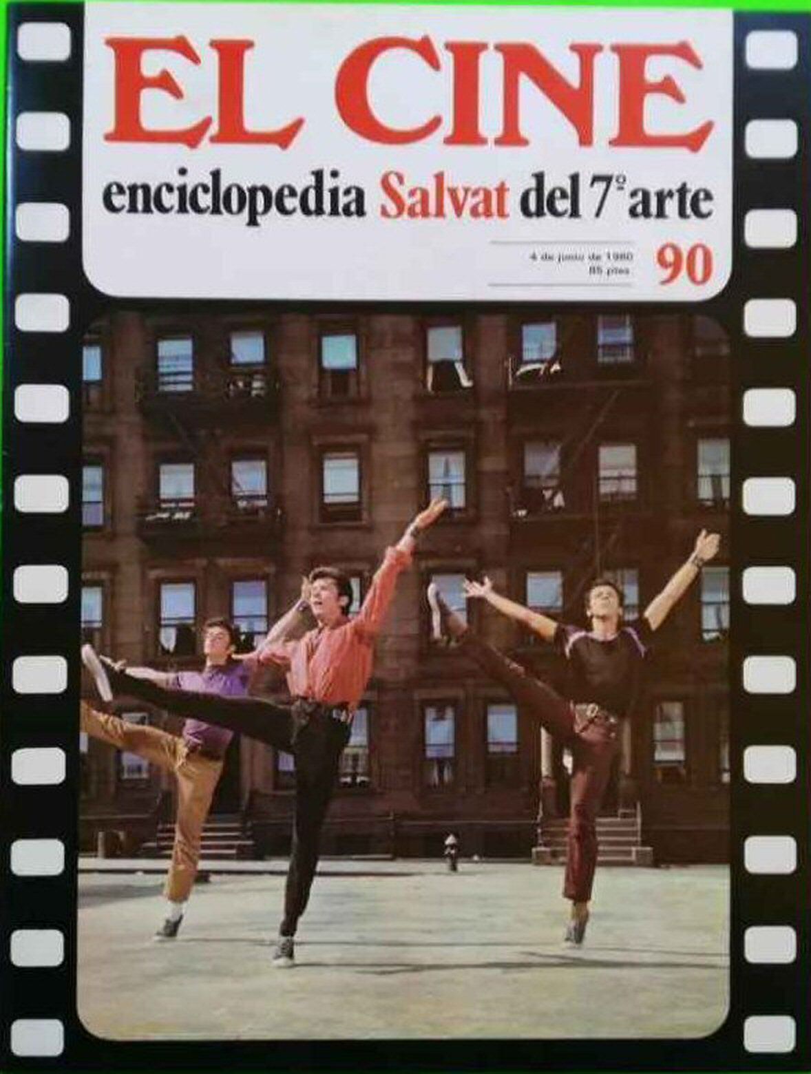 CINE | EL (Enciclopedia Salvat Del 7 Arte) magazine side cover Issue 90   1980