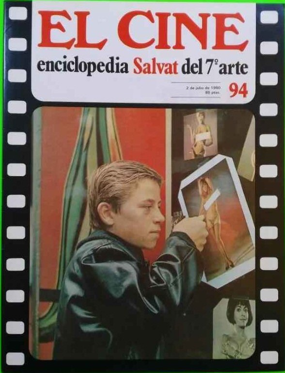 CINE | EL (Enciclopedia Salvat Del 7 Arte) magazine side cover Issue 94   1980