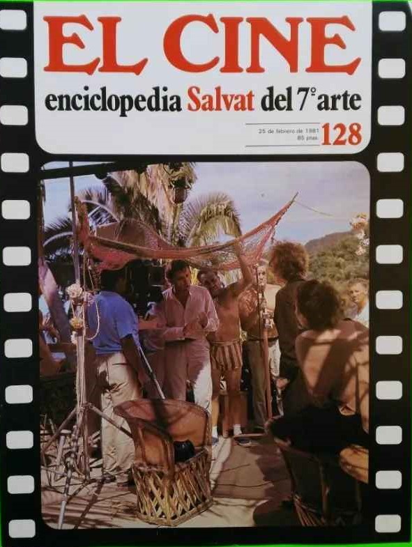 CINE | EL (Enciclopedia Salvat Del 7 Arte) magazine side cover Issue 128   1981