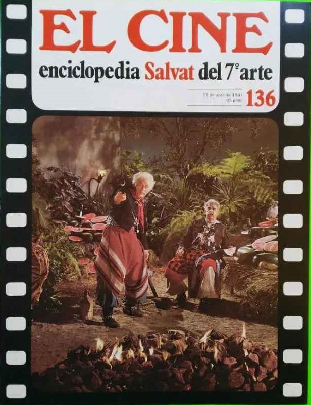 CINE | EL (Enciclopedia Salvat Del 7 Arte) magazine side cover Issue 136   1981