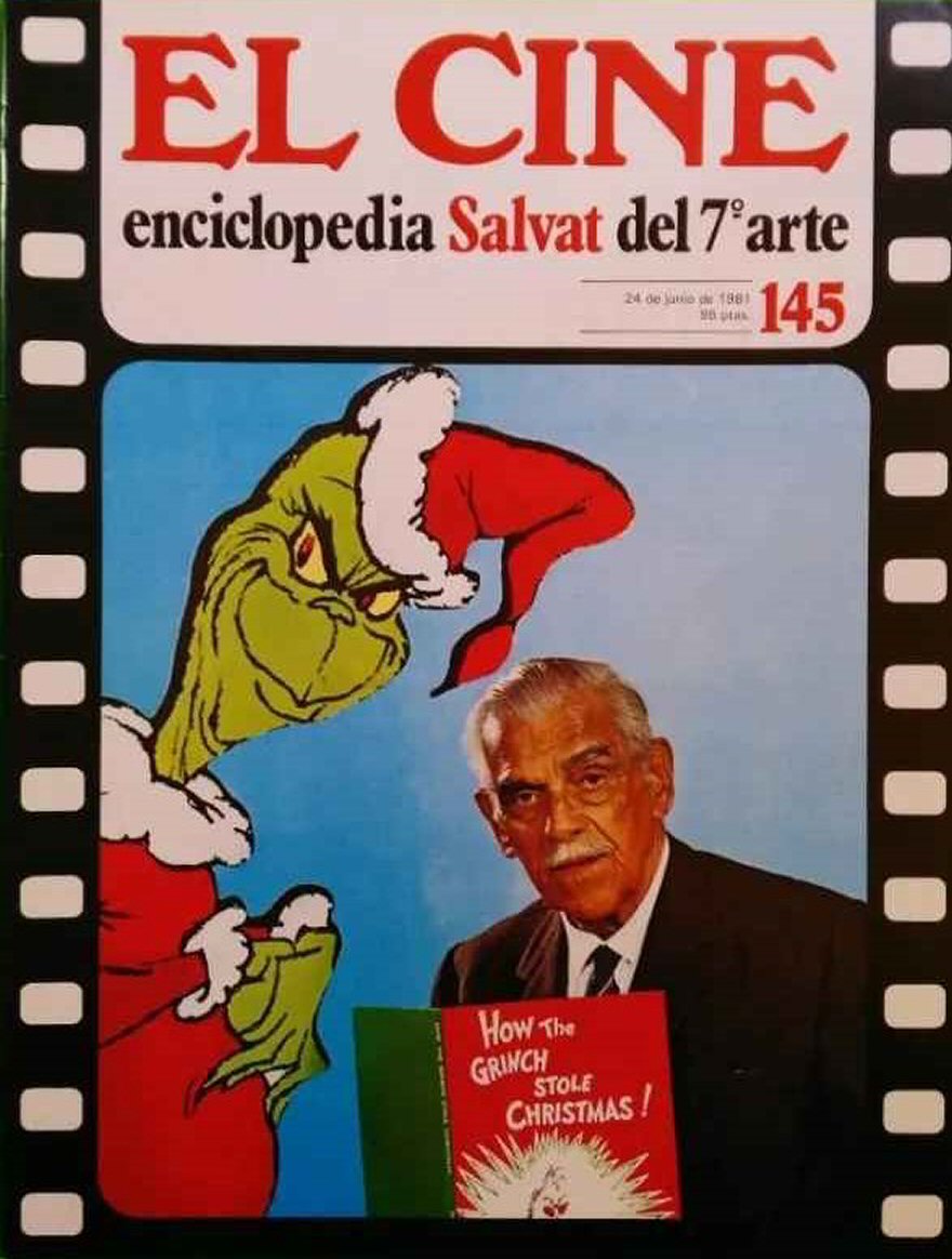 CINE | EL (Enciclopedia Salvat Del 7 Arte) magazine side cover Issue 145   1981