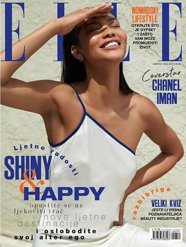 ELLE CROATIA magazine side cover  August 2019