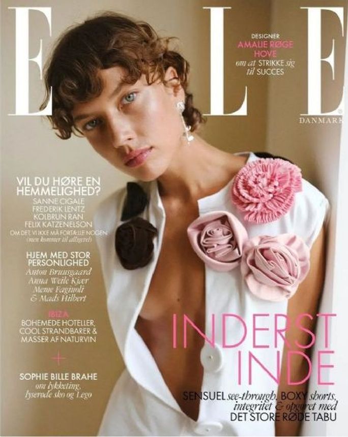 ELLE DENMARK magazine side cover  May 2023