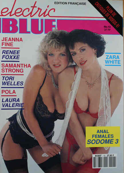 ELECTRIC BLUE (France) magazine side cover Issue 13  1992