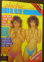 ELECTRIC BLUE (UK) magazine side cover March 1989