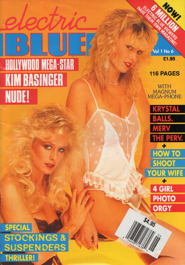 ELECTRIC BLUE (UK) magazine side cover June 1989