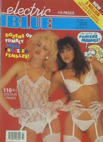 ELECTRIC BLUE (UK) magazine side cover February 1990