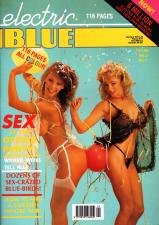 ELECTRIC BLUE (UK) magazine side cover July 1990