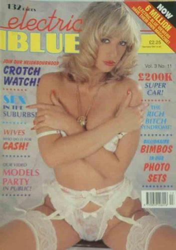 ELECTRIC BLUE (UK) magazine side cover November 1991