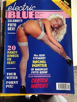 ELECTRIC BLUE (UK) magazine side cover January 1992