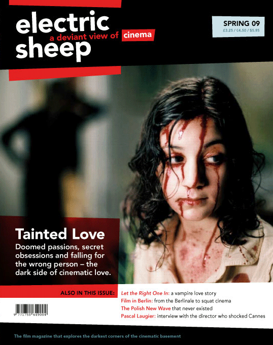 ELECTRIC SHEEP magazine side cover Issue 4 March/April/May 2009