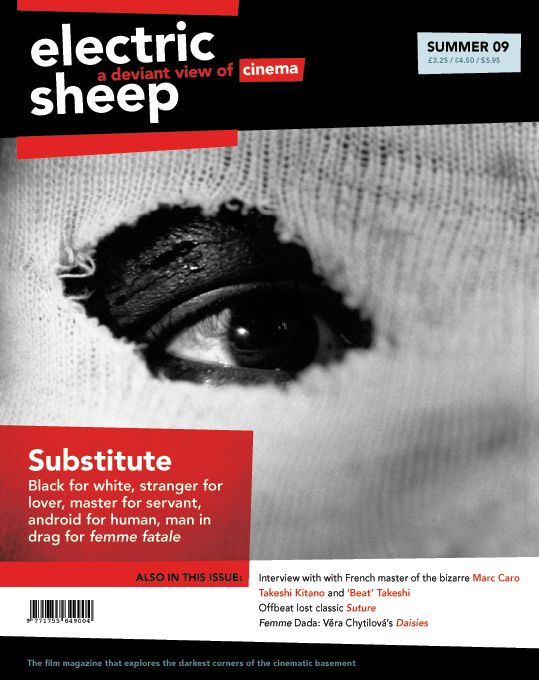 ELECTRIC SHEEP magazine side cover Issue 5 June/July/August 2009